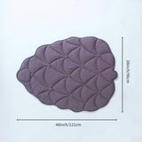 ZUN Dog Blanket Decor 3D Leaves Shaped Pet Blanket Cushion Household Dog Bed Cat Bed Pet Blanket Warm 06173098