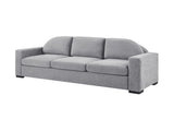 Modern 3-seater Sofa 84.7" Sofa Couch Upholstered Sofa with Curved Backrest for Living Room or Small N763P411268E