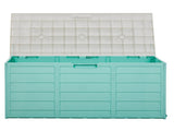 75gal 280L Outdoor Garden Plastic Storage Deck Box Chest Tools Cushions Toys Lockable Seat 33688203