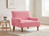 Modern Accent Chair with 3.5cmW Wide Wale Corduroy, 9" Solid Wood Legs, Comfortable Upholstered 69518030