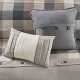 Full/Queen 6 Piece Herringbone Duvet Cover Set B03597353