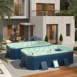 2.6PVC inflatable folding swimming pool W2710P330782