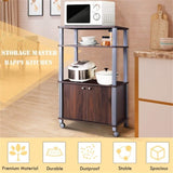 Multi functional kitchen storage rack Walnut 32050844