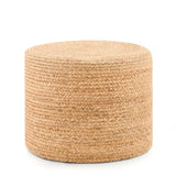 Handmade Woven Foot Stool Natural Water Hyacinth Ottoman for Home Decor & Seating 76080337