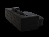 75'' 2-in-1 Foldable Sofa,Convertible Sleeper Foam Sofa Bed with Multi Functional Blanket, Corduroy W834P317046