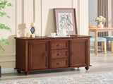 47.3" Mid Century Modern Sideboard Buffet Cabinet with Storage, Wood Storage Cabinet with 2 Doors W1801P454078