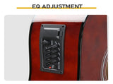 KMA104 41 Inch Dreadnought Cutaway Acoustic Electric Guitar, Basswood Body, Built-in EQ 30909792