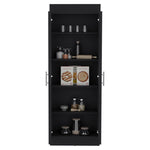 ZUN Nepal Pantry Cabinet, Space-Efficient 2-Door Design with Multiple Shelves B200P173198