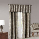 Jacquard Curtain Panel Pair B03598085