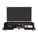 Vance 63" Wide Tv Stand with Two pull down Cabinets, Two Shelves, Cable Management , Living, Tv B070P254780