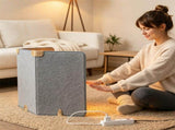 Under Desk Leg Warmer, 3-Sided Electric Foot Heater with 3 Heat Levels & Timer, Tri-Fold Portable 61526660