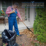 65 Gallon Extra Large Trash Bags - 100 Count Thickened Heavy Duty Black Garbage Bags for Outdoor 38323142
