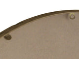 Iron Art Oval Retro Mirror, Antique Effect, Wall Hanging, Suitable For Bathroom, Bedroom, Living W757P251824