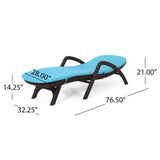 MIKAEL CHAISE LOUNGE WITH CUSHION 70798.00DBLU