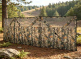 Camouflage Blind 3-Panel 176" x 58.3" with Quick-Access See Through Windows for Fast Setup 57629157