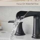 Bathroom Faucets for Sink 3 Hole ORB 8 inch Widespread Bathroom Sink Faucet with Pop Up Drain Double W1932P182994