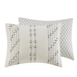King/Cal King 3 Piece Cotton Jacquard Duvet Cover Set B03596506