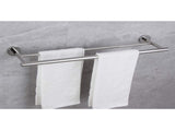 23.6 Inch Double Bar, Bathroom Bar Wall Mount, 304 Stainless Steel Bathroom Racks 41327351