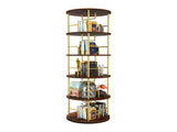 5 Tier Rotating, 360&deg Display Round Spinning, Wood & Metal Stackable Spinning 83593821
