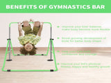 Green Multi-Functional Adjustable Height Children's Horizontal Gymnastic Bar With Bear Rings W1408P269707