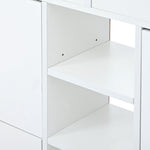 ZUN Modern Shoe Cabinet with 4 Flip Drawers, Multifunctional 2-Tier Shoe Storage 29912533