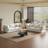 90.55" Modern Comfy Upholstered Sofa Cloud Couch, Deep Seat Couches with Multiple Large Soft W1885P234640