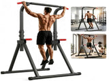 Foldable Pull Up Bar Standing Power Tower - Multi-Function Dip Station, 6-Level Adjustable Height 59919115