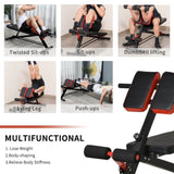 Multifunctional Sit Up Bench,Home fitness equipmentRed 13432587