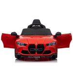 ZUN BMW M4 12v Kids ride on toy car 2.4G W/Parents Remote Control,Three speed adjustable,Power display, W1396128706