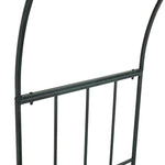 ZUN Arc Roof Wrought Iron Arch Plant Climbing Frame 00152539