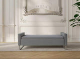 47" Ottoman Storage,Upholstered Entryway Bench for Bedroom and Living Room,End of Bed Bench W5325P427119