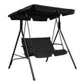 ZUN 2-Seat Patio Swing Chair with awning 84942930