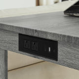 59 Inch Bar, Dining, Sofa with Power Outlet, 3 Upholstered Stools, 4 Piece Bar 81873014