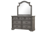 ZUN Grace Traditional Style 7-Drawer Dresser made with wood in Rustic Gray B00978934
