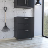 Penny Storage Cabinet, Three Drawers , Four Casters B128P148951