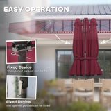 Outdoor beach umbrella/Double-Sided Sun Umbrella 70310462