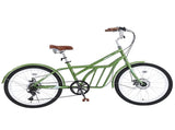 6 Speed, Steel Frame, Multiple Colors 24 Inch Bike,Commuter Bike for Adults W1019P352640