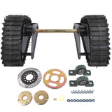 Rear Axle Track Assembly Kit For Gasoline Motor Snowmobile Mountain Motorcycle 24103276
