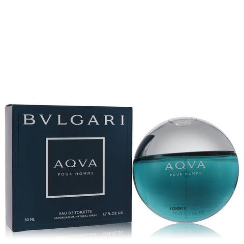 Aqua Pour Homme by Bvlgari Eau De Toilette Spray 1.7 oz for Men FX-416380