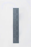 Metal garage storage cabinet, six separate storage compartments - 70.98-inch steel lock cabinet, W396P305874