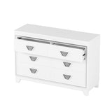 ZUN Elegant Dresser with Metal Handle and Sparkling Shiny Decoration, Storage Cabinet with 6 Drawers for WF531201AAK