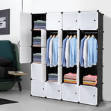 ZUN 20 Cube Organizer Stackable Plastic Cube Storage Shelves Design Multifunctional Modular Closet 41270526