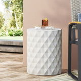 Outdoor LightWeight Concrete Side Table 73431.00