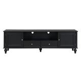 U-Can 70.9'' Modern TV Stand for TVs up to 80 Inches, Entertainment Center with Open Compartment, TV N724P286415B