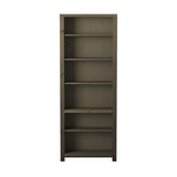 84 inch high 6-shelf Bookcase, No Assembly Required, Barnwood Finish GL-B108P160175