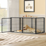 Large Dog Cage 63.7" Dog Kennel for Medium Dogs Puppy Dog Playpen with Top, Pet Cage, Indoor, 93612526
