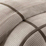 7 Piece Micro Corduroy Comforter Set Taupe King B03596930
