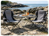 2 Pack Heavy Duty Folding Camping 330 LBS Capacity, 600D Oxford Padded Portable Outdoor Lawn 76847008
