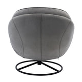 Accent chair TV Chair Living room Chair Grey with ottoman W676P232257