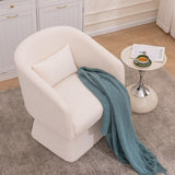 Lounge chair with swivel Beige W3206P298373